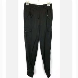 Boutique Moschino Black Rayon Pants